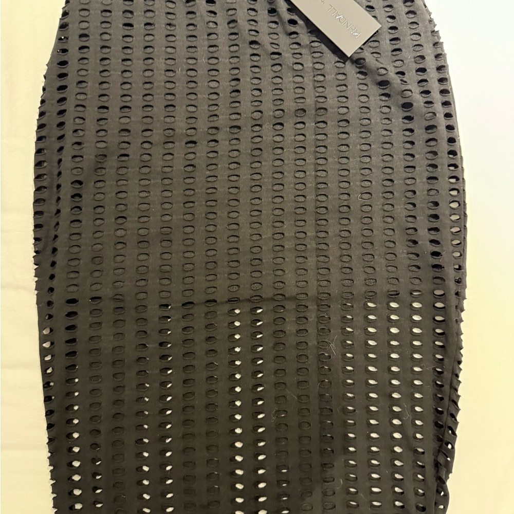 Kendall & Kylie Black Midi Skirt